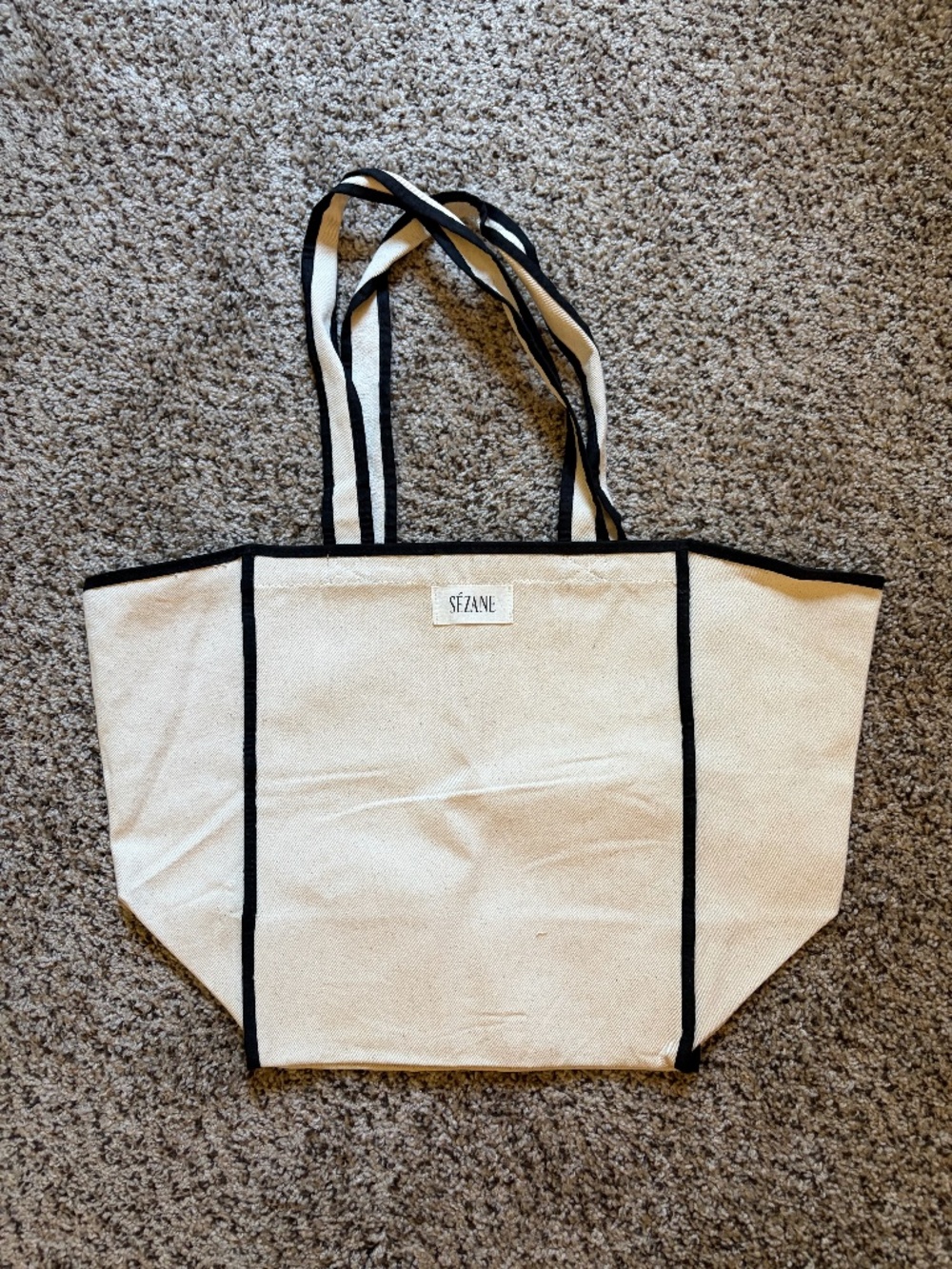 NWT Sezane Canvas Tote Bag